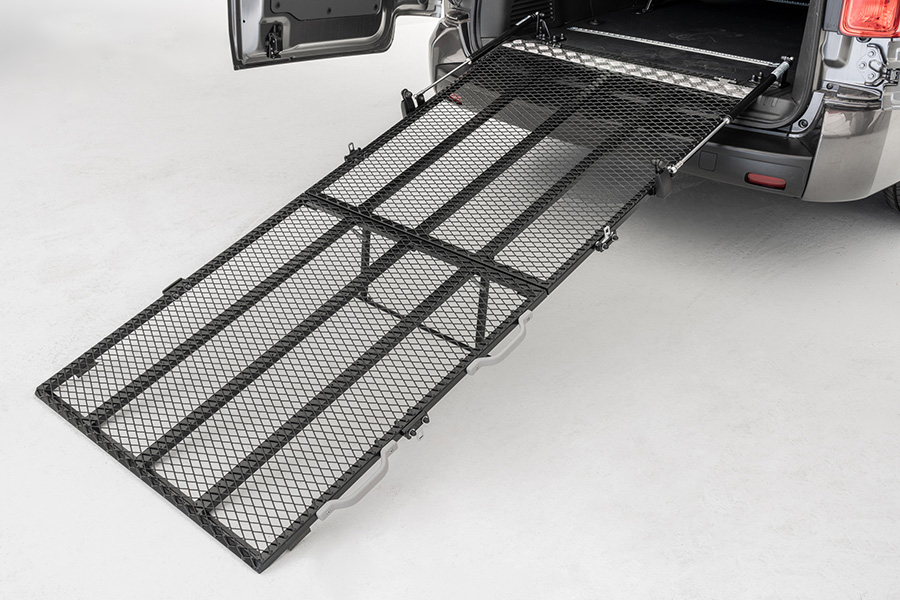 Folding ramps